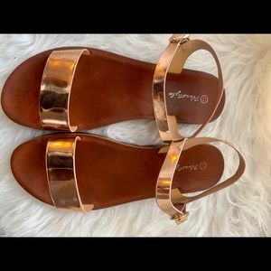 Rose Gold Sandals